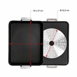 Forma do pieczenia Valira 4687/25 35 x 27 cm Czarny Stal nierdzewna Aluminium