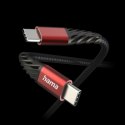 Kabel USB-C Hama 00201542 Czarny Czerwony 1,5 m