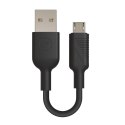 Kabel USB Muvit for Change Czarny 20 cm