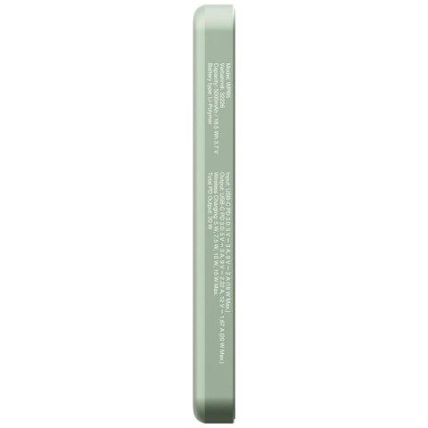 Powerbank indukcyjny Verbatim `n` Go Essentials 15W 5000mAh Wireless Magnetic zielony 32226