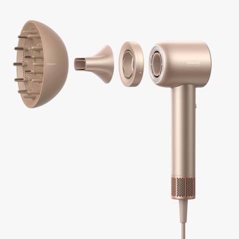 Suszarka do włosów Dreame Glory Mix 1600W jonowa, 3 magnetyczne końcówki, złota