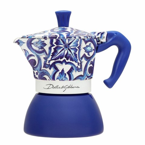 Włoska Kafeterka Bialetti D&G BLU MEDI 4T 150 ml Niebieski Stal nierdzewna 4 Šálky