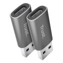 Adapter USB Trust 25573 Szary (2 Sztuk)