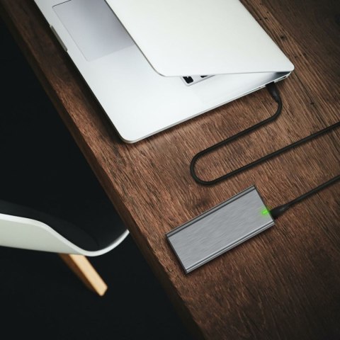 Kabel USB-C Aisens A107-0704 Czarny 2 m