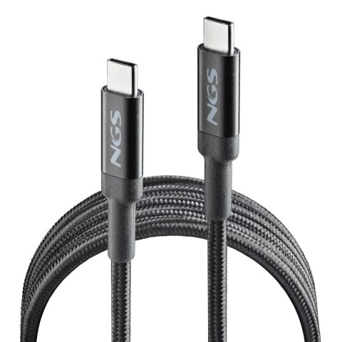 Kabel USB-C na USB-C NGS KNOT100W-2 Czarny 2 m