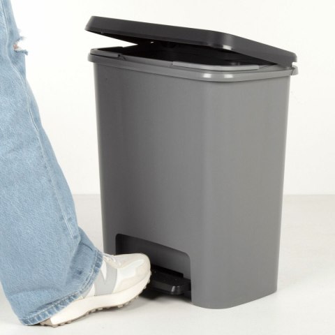 Kosz na śmieci Curver Ciemny szary Plastikowy 25 L (5 Sztuk)