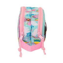 Piórnik Podwójny Gabby's Dollhouse Różowy Błękitne niebo 21 x 8 x 6 cm 3D