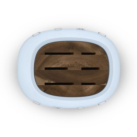 Zestaw noży kuchennych ze stojakiem Smeg KBSF02PB