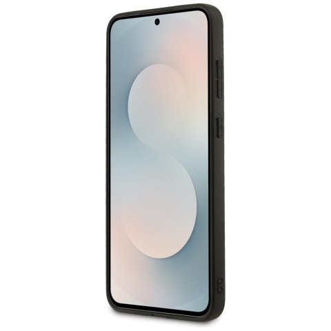 Etui Guess 4G Ring Classic Logo MagSafe do Samsung Galaxy S25 FE brązowy