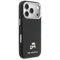 Etui Karl Lagerfeld Karl & Choupette Head Pins Saffiano MagSafe do iPhone 17 Pro Max czarny