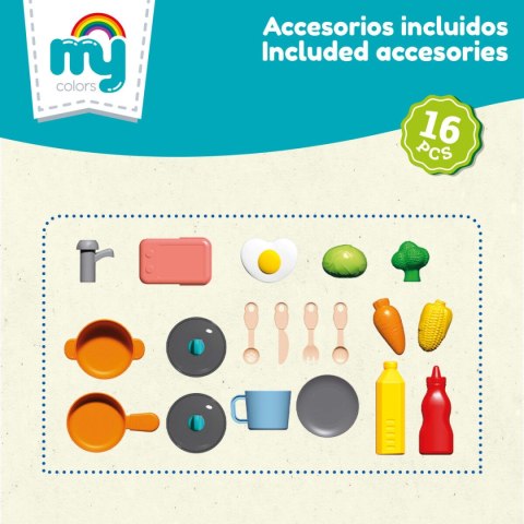 Kuchnia zabawka Colorbaby 40 x 40 x 23 cm (6 Sztuk)