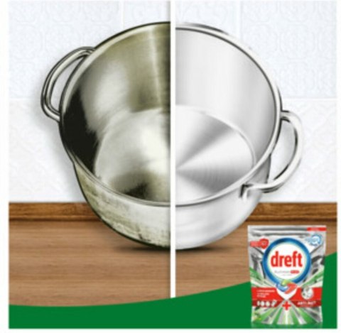 Dreft Platinum Plus Anti-Matt Tabletki do Zmywarki 19 szt.
