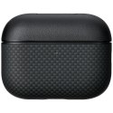 Etui PITAKA Aramid Fiber do AirPods Pro 3 czarno-szary