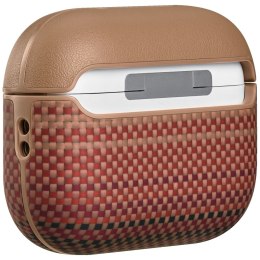Etui PITAKA Aramid Fiber do AirPods Pro 3 sunset