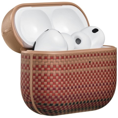 Etui PITAKA Aramid Fiber do AirPods Pro 3 sunset