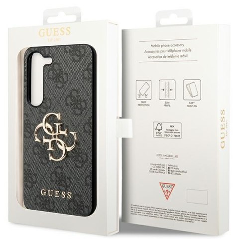 Guess GUHCSA554GMGGR A55 A556czarny/black hardcase 4G Big Metal Logo