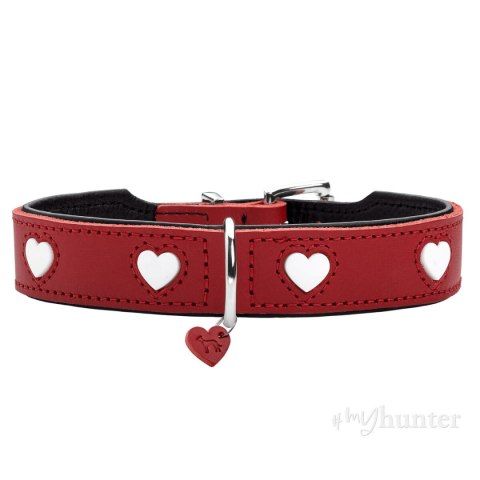 Obroża dla psa Hunter Love XS/S 30-34 cm Rojo/Blanco