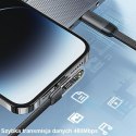 USAMS Kabel kątowy USB-C na USB-CPD 100W Fast Charging Iceflake Series 2m biały/white SJ587USB02 (US-SJ587)