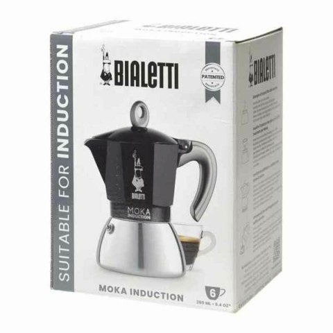 Włoska Kafeterka Bialetti 0006936/NP Czarny Szary Metal Aluminium