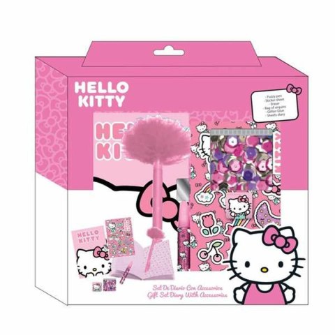 Zestaw Papeterii Hello Kitty Wielokolorowy