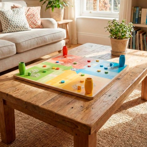Deska Parcheesi Colorbaby 40 x 1 x 40 cm (26 Części) (6 Sztuk)