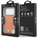 Etui BMW M FW Logo Metal MagSafe do iPhone 17 Pro Max pomarańczowy