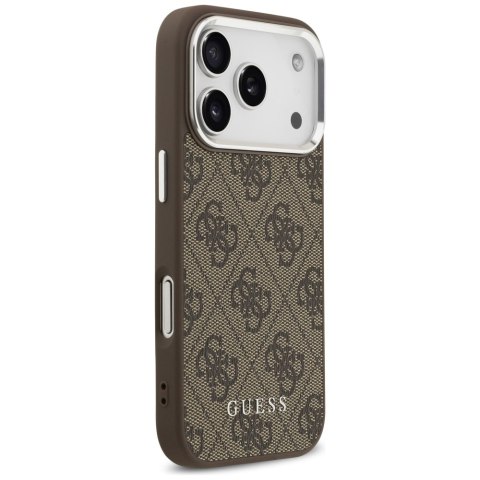 Etui Guess 4G Classic Logo MagSafe doiPhone 17 Pro Max brązowy