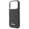 Etui Guess 4G Script MagSafe do iPhone 17 Pro Max czarny