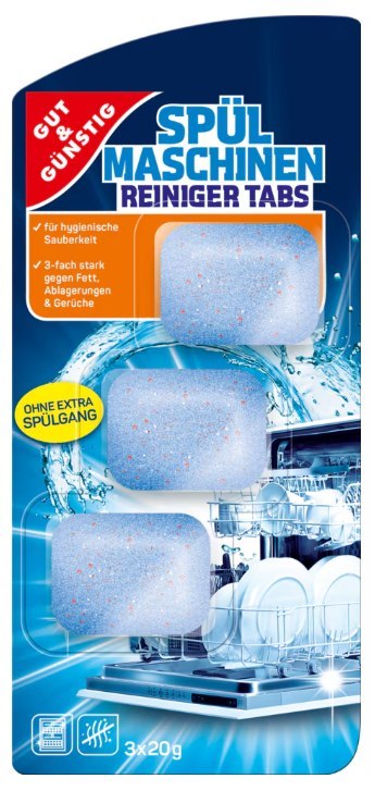 G&G Tabletki do Czyszczenia Zmywarki 3 x 20 g