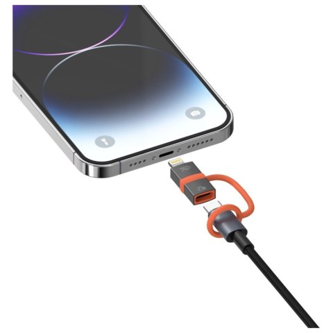 Adapter 4smarts USB-C do Lightning PD 27W szary 2szt