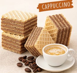 Feiny Biscuits Cubus Wafle z Kremem Cappuccino 125 g