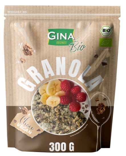 Gina Organiczna Granola z Czekoladą 300 g