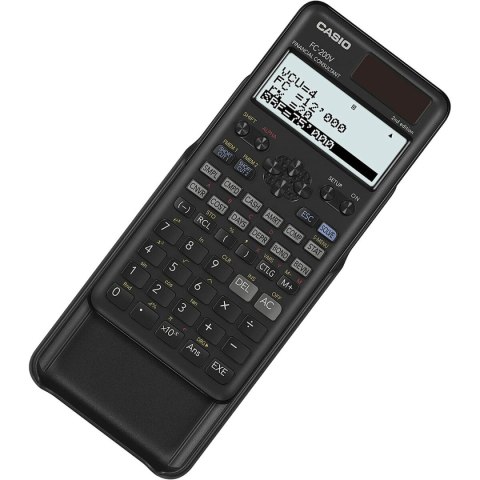 Kalkulator Casio FC-200V-2-W-ET Czarny Plastikowy 16,2 x 7,7 x 1,1 cm