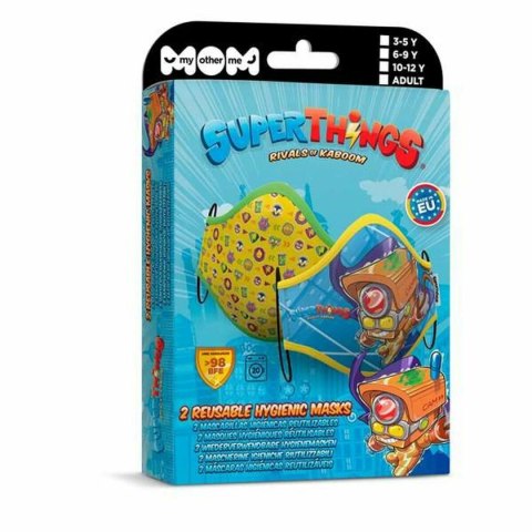 Maseczka Higieniczna My Other Me Super Things Mask Premium 3-5 lata