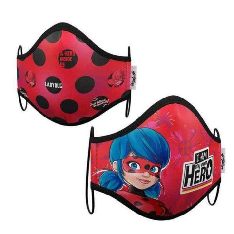 Maska higieniczna materiałowa wielokrotnego użytku Ladybug Premium 3-5 lata
