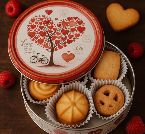 Matheo Ciasteczka Maślane "Serca" 150 g