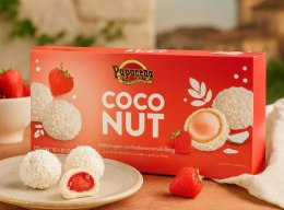 Papagena Kulki Kokosowe z Kremem Truskawkowym 120 g