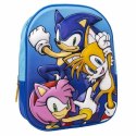 Plecak szkolny 3D Sonic 25 x 31 x 9 cm