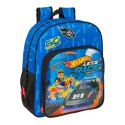 Plecak szkolny Hot Wheels Let's race Niebieski Czarny 32 x 38 x 12 cm