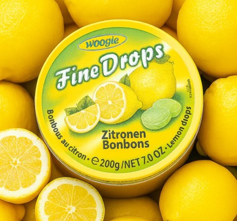 Woogie Landrynki w Puszce Cytrynowe 200 g