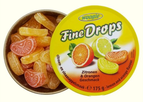 Woogie Landrynki w Puszce Cytrynowo-Pomarańczowe 175 g