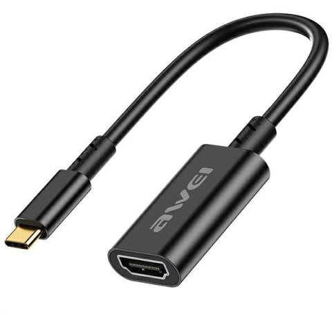 AWEI Adapter CL-217T USB-C/HDMIczarny/black 4k/30Hz