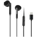 AWEI słuchawki stereo PC-7T USB-C 1.2mczarny/black