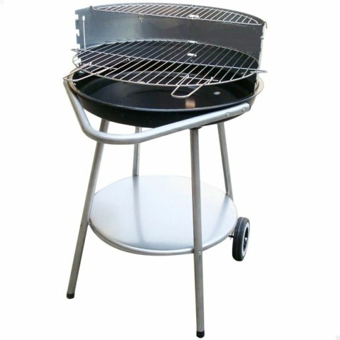 Grill Węglowy na Kólkach Aktive 51 x 51 x 82 cm Czarny