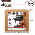 Grill Węglowy na Kólkach Aktive Textilene 42 x 76,5 cm Czarny