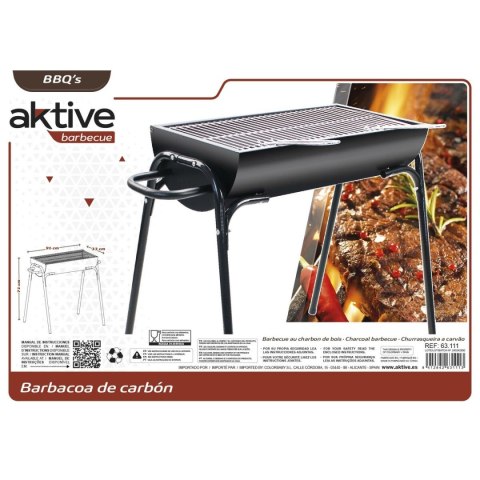 Grill Węglowy z Nóżkami Aktive 91 x 33 x 71 cm