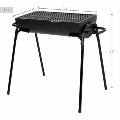 Grill Węglowy z Nóżkami Aktive 91 x 33 x 71 cm