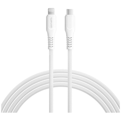 Kabel 4smarts Lightning do USB-C MFI 30W 1.5m biały