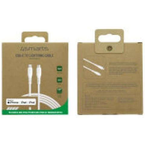Kabel 4smarts Lightning do USB-C MFI 30W 1.5m biały