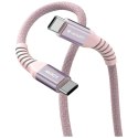 Kabel Verbatim Sync & Charge USB-C do USB-C 100W PD3.0/QC3.0 120cm różowy 31857